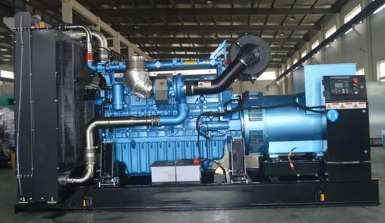 Weichai Diesel Engine Leroy Somer Generator Set Soundproof Genset Prime 500kva / 400kw