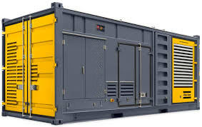 50Hz MITSUBISHI Diesel Generator Set , Water Cooling Soundproof Diesel Generator Set