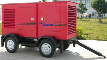 6 Cylinder Trailer Mounted Generator 200KW 250KVA 400V / 230V Over Current Protection