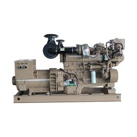 400KW 500kva 50hz Marine Diesel Genset 6 Cylinders Good Dynamic Performance