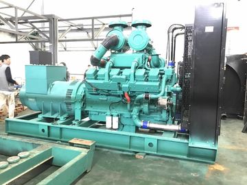 Industrial Silent Large Diesel Generator 3 Phase 4 Wires 12 Cylinders