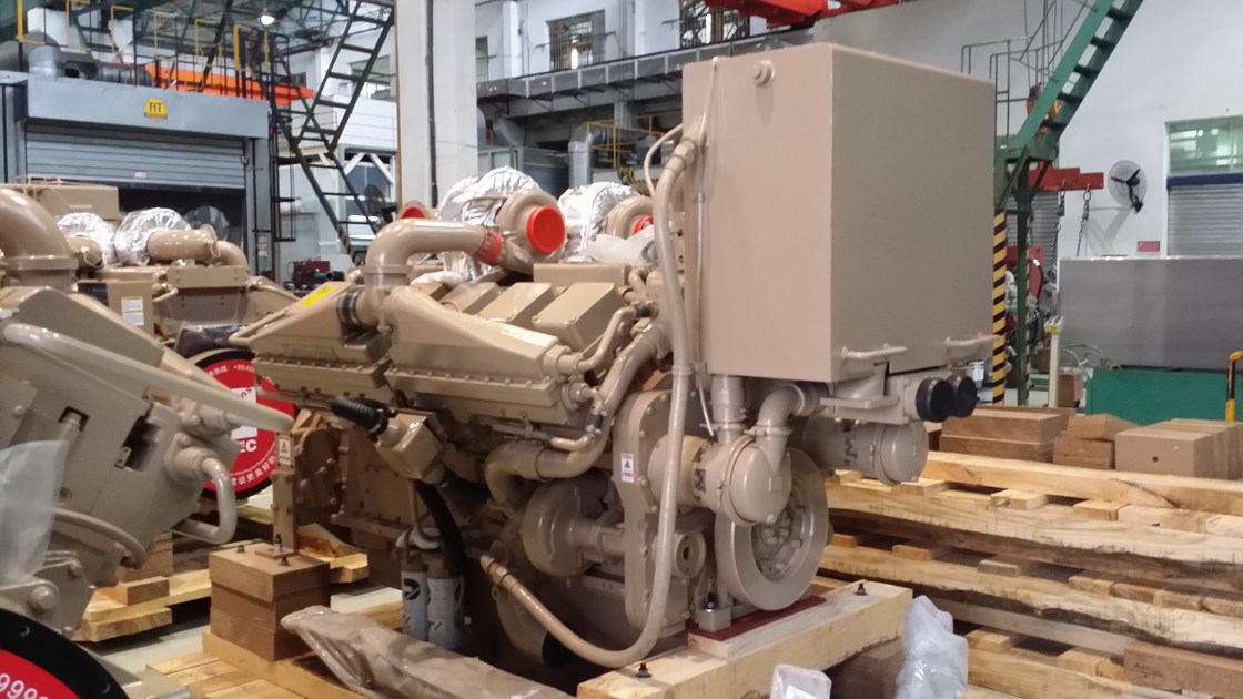 KTA38M1 Marine Electric Propulsion Motors 746kw 1000hp 1800 Rpm Wet
