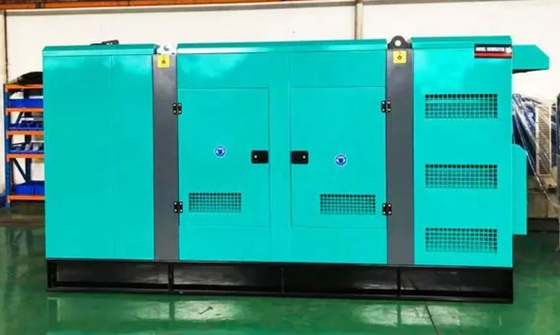 Weichai Diesel Engine Leroy Somer Generator Set Soundproof Genset Prime 500kva / 400kw