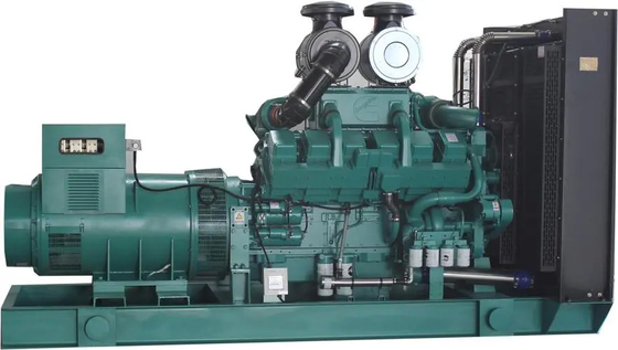 Leroy Somer Cummins Diesel Generator Output 230 / 400v Water Inter Cooling 1100KVA / 880KW