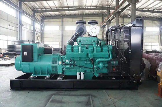 Diesel Fuel Open Type Diesel Generator Rated Power 750KVA / 600KW Cummins KTA38