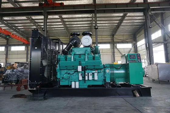 Diesel Fuel Open Type Diesel Generator Rated Power 750KVA / 600KW Cummins KTA38