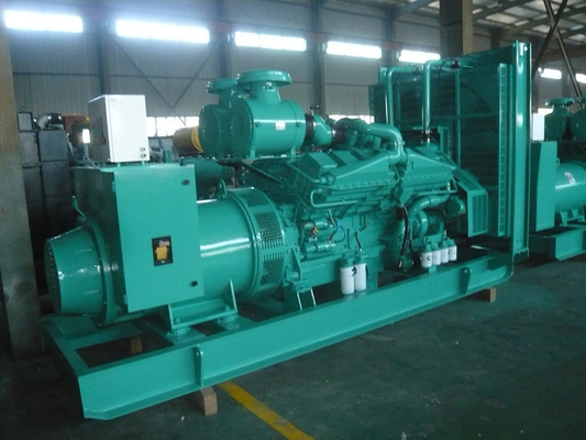 1200kw / 1500kva Cummins High Voltage Diesel Generator Open Type With Marathon Alternator