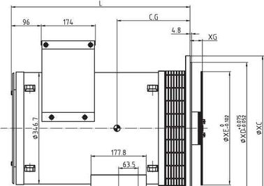 32KW 40KVA 50HZ 400V 1500RPM Industrial Diesel Generators