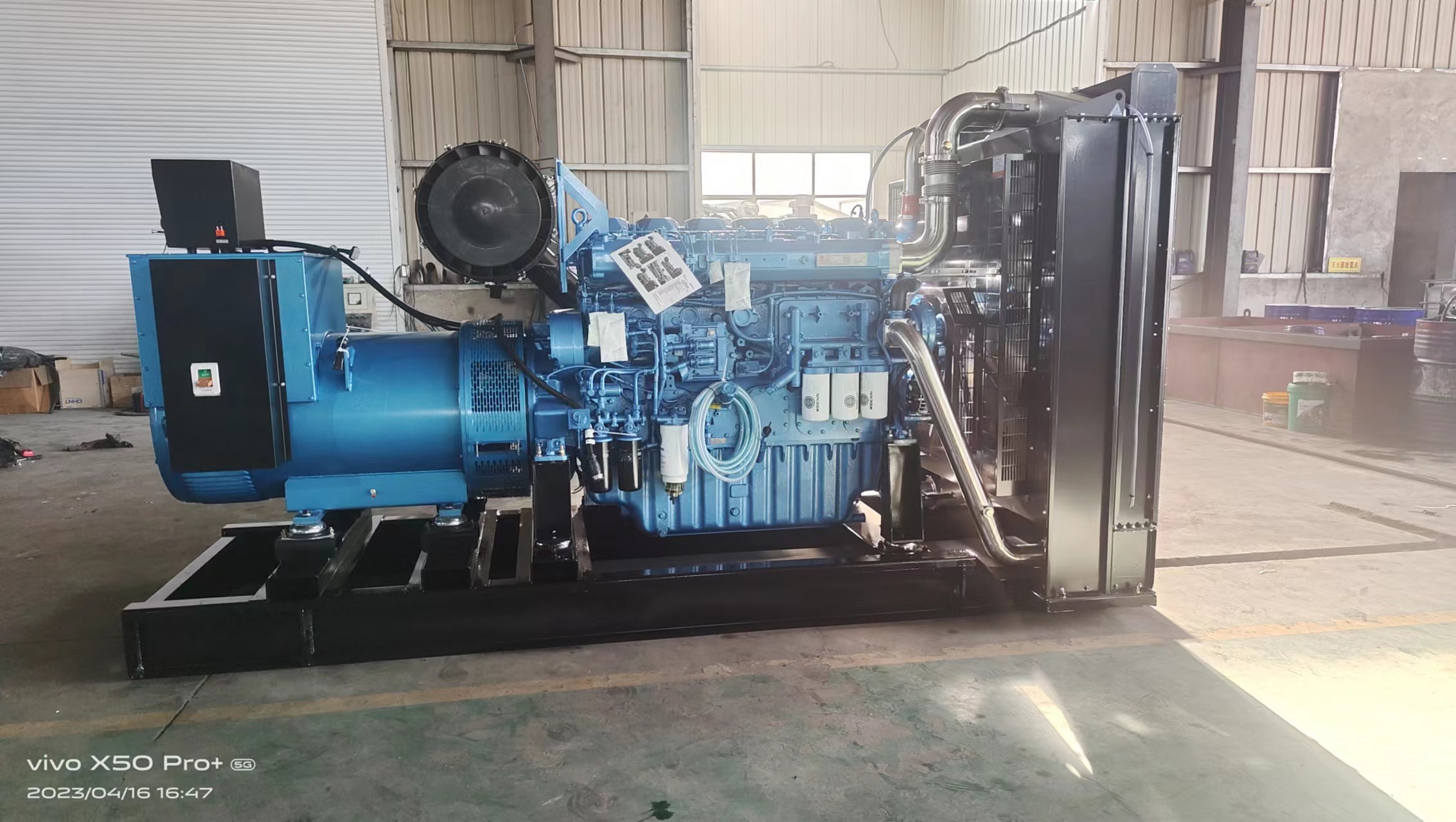 500-3000kg 825KVA/660KW Weichai Diesel Generator Set 50Hz/60Hz Voltage ...