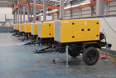 Rain - Proof Trailer Mounted Diesel Generator Set With FG Willsion OEM Engine
