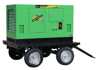 Mobile Portable Enclosed Trailer Generator 8 - 1000KW 50Hz / 60Hz Water Cooled
