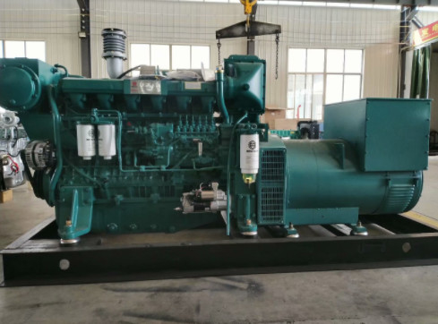 ISO Anti Vibration Open Type Diesel Generator 300kw 375kva